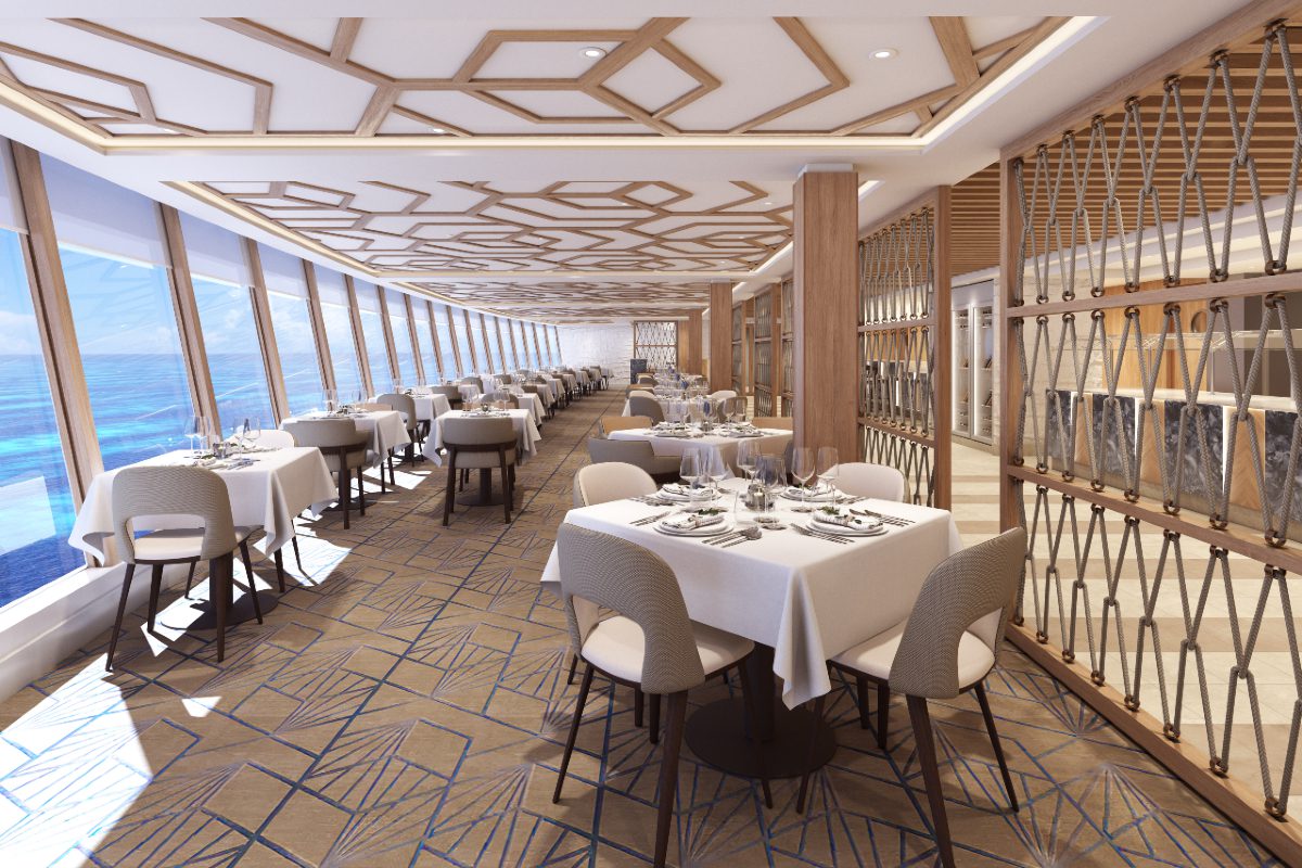restaurant on cruise ship